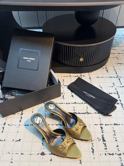 Saint Laurent Jerry Mules