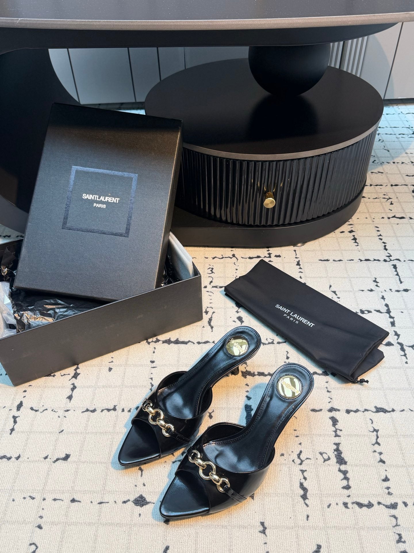 Saint Laurent Jerry Mules