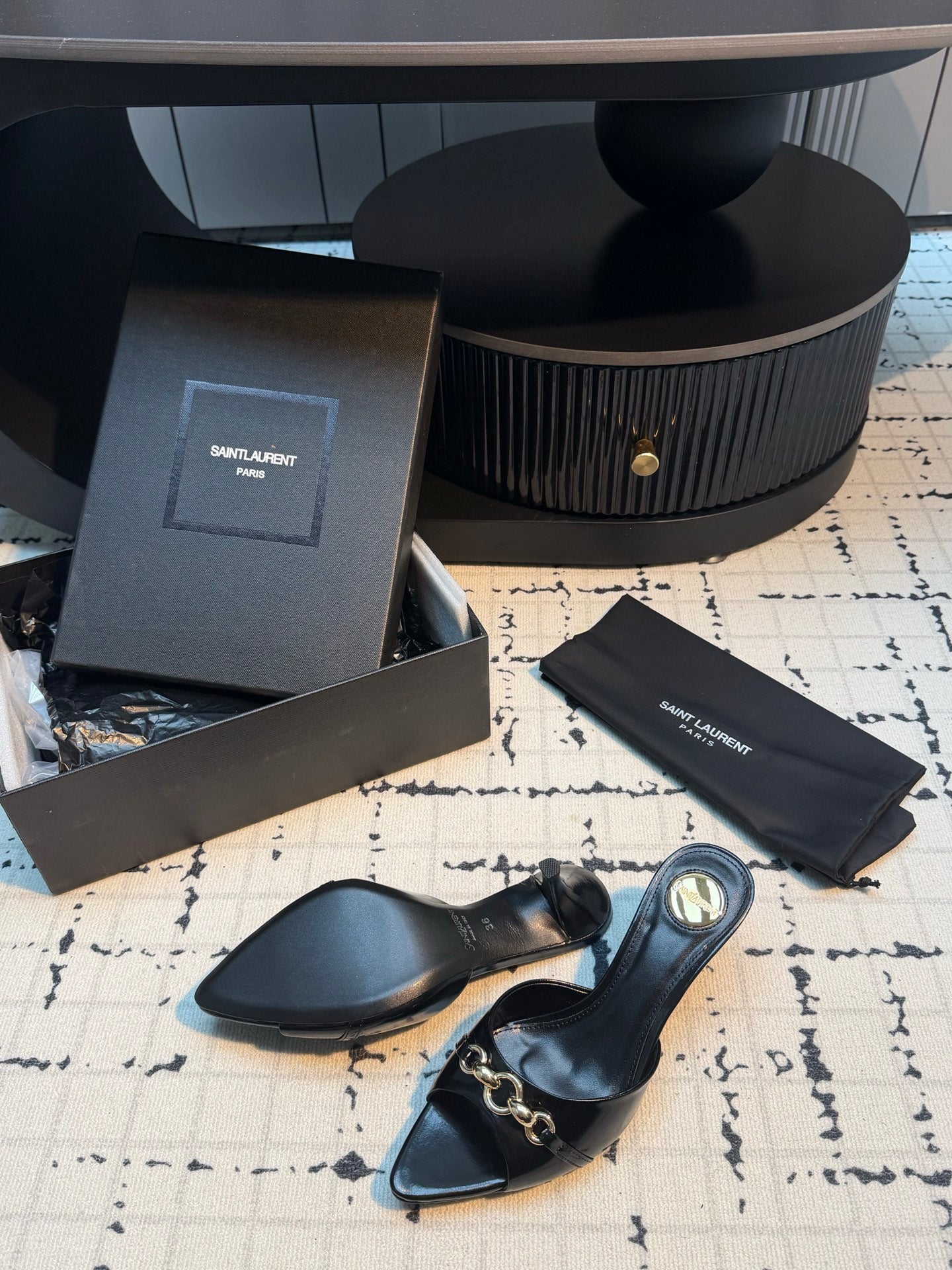 Saint Laurent Jerry Mules
