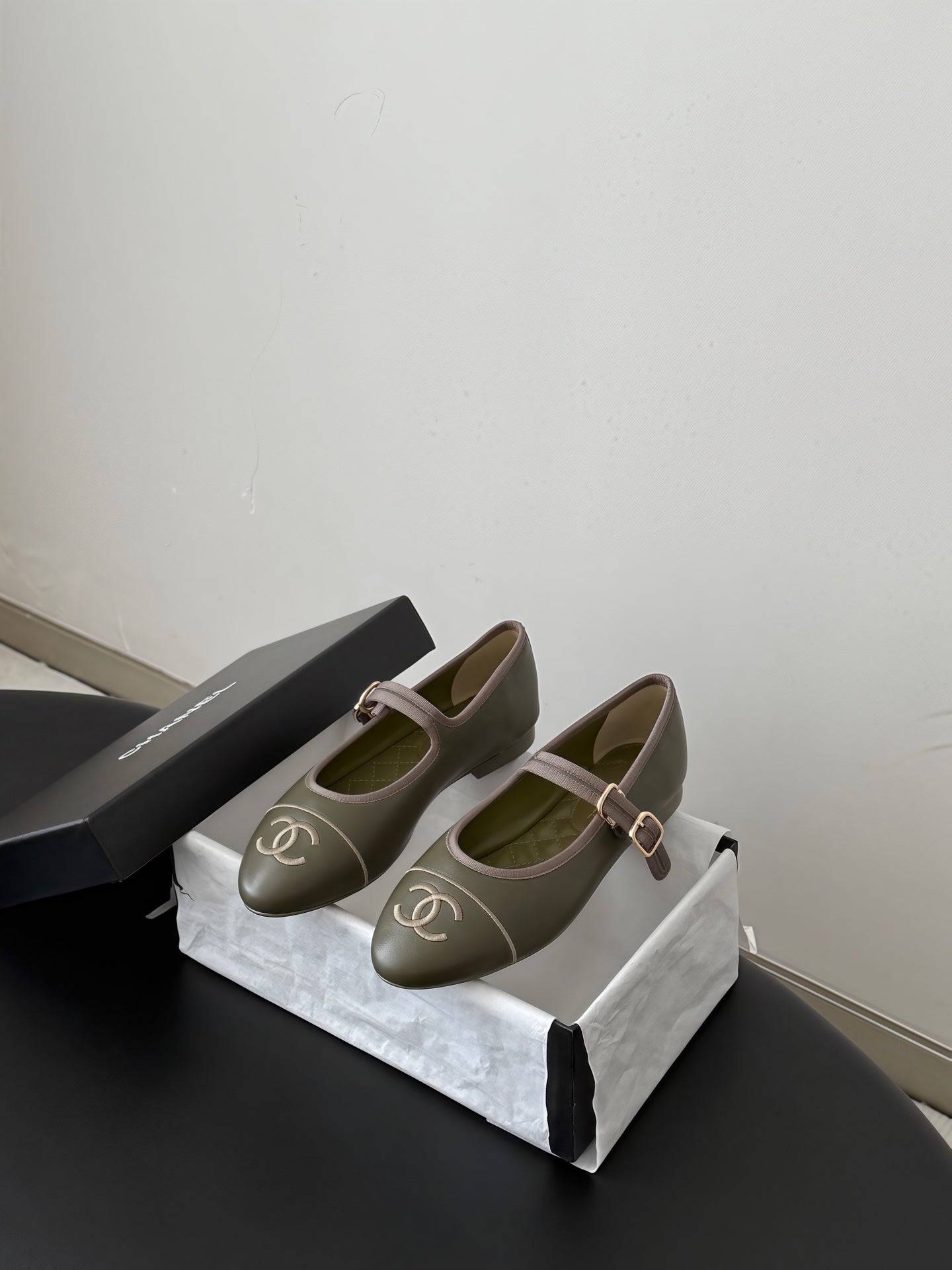Chanel Mary Jane Flats