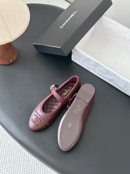 Chanel Mary Jane Flats