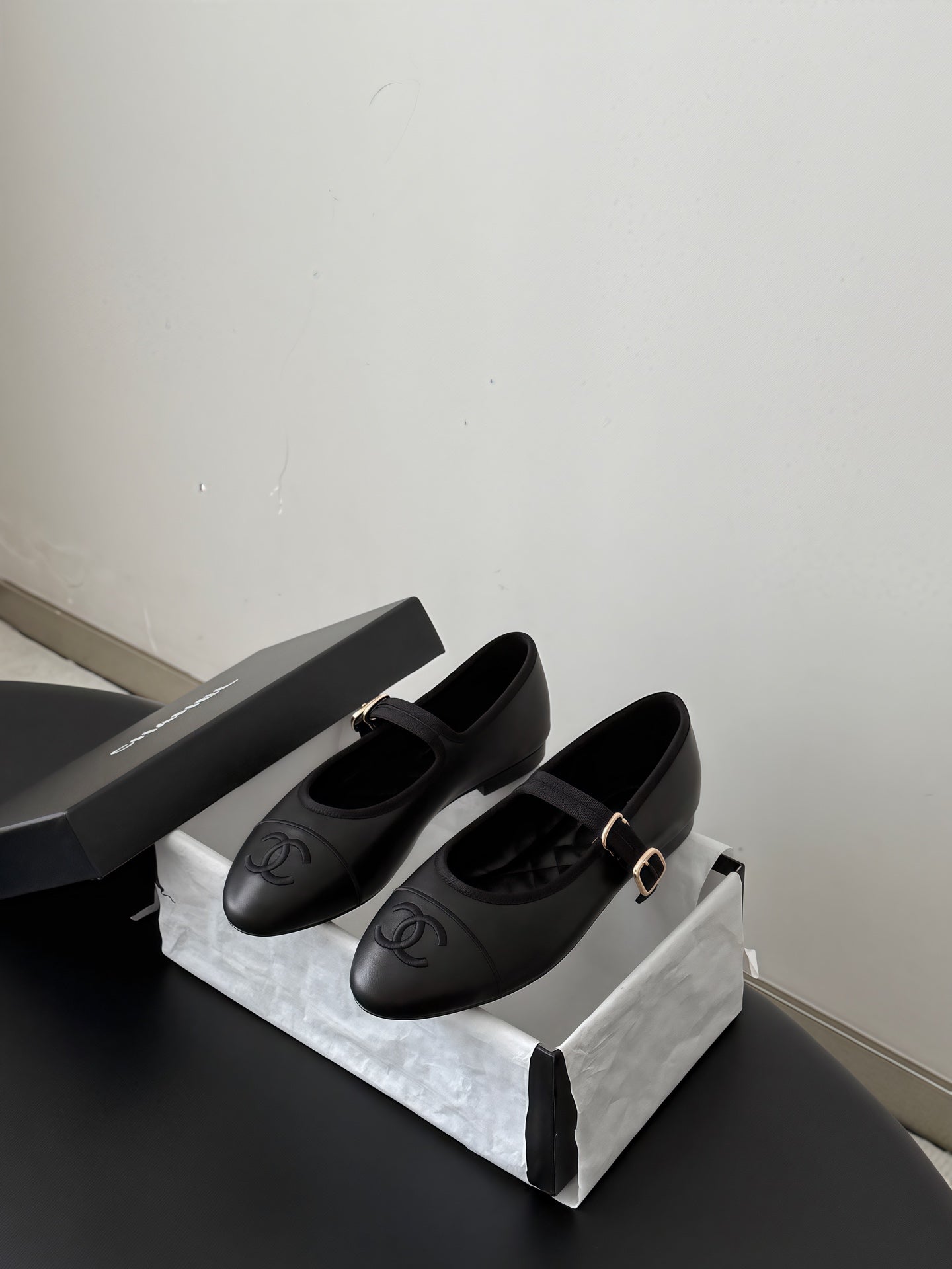 Chanel Mary Jane Flats