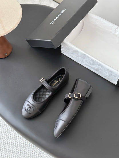 Chanel Mary Jane Flats