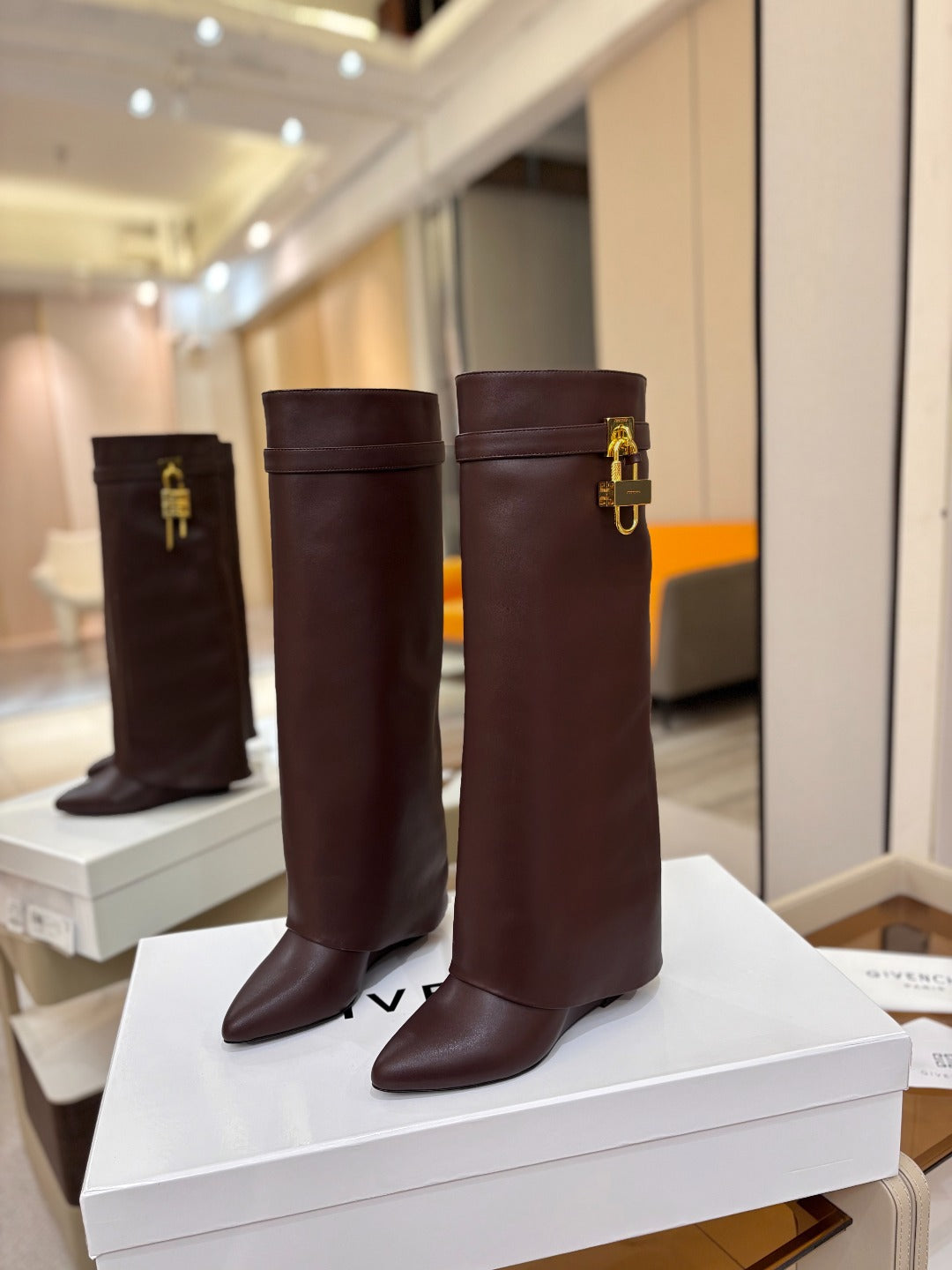 Givenchy Shark Lock Boots