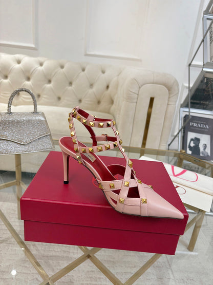 Valentino Studdy Kidskin Pumps