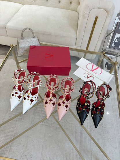 Valentino Studdy Kidskin Pumps