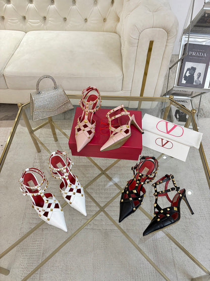 Valentino Studdy Kidskin Pumps