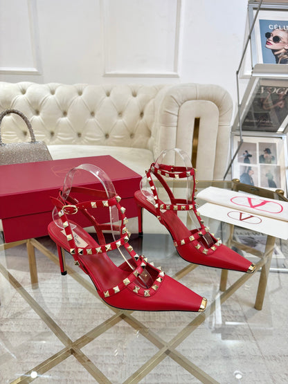 Valentino Rockstud Kidskin Pumps