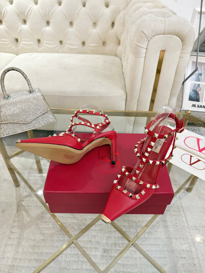 Valentino Rockstud Kidskin Pumps