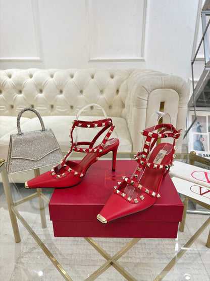Valentino Rockstud Kidskin Pumps