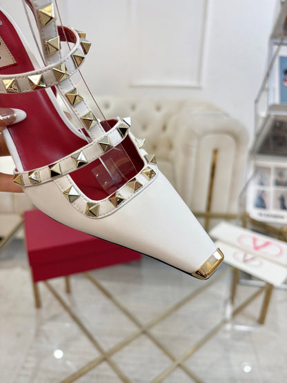 Valentino Rockstud Kidskin Pumps