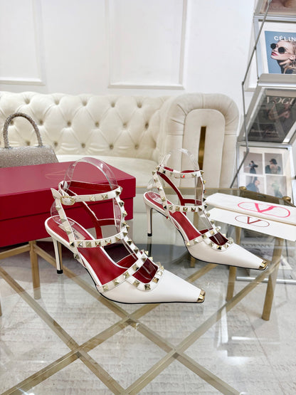 Valentino Rockstud Kidskin Pumps
