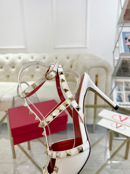 Valentino Rockstud Kidskin Pumps