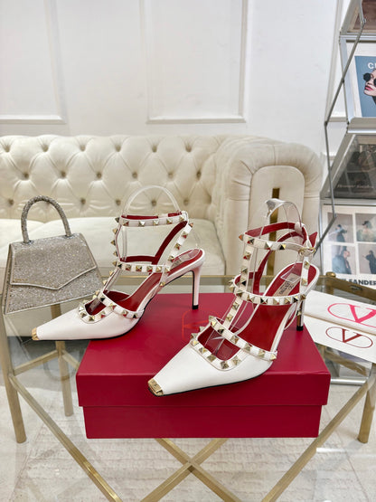 Valentino Rockstud Kidskin Pumps