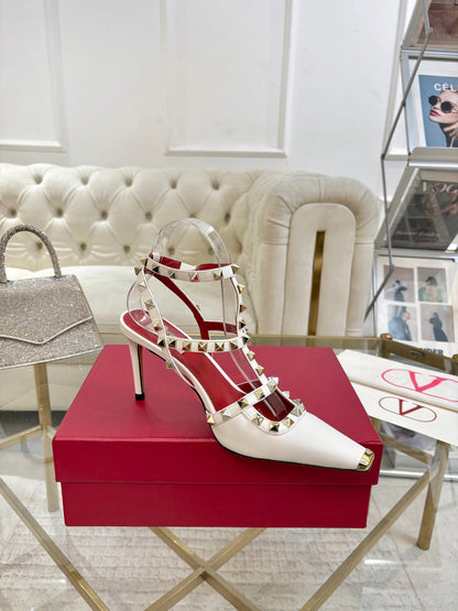 Valentino Rockstud Kidskin Pumps