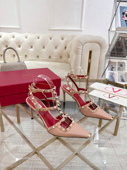Valentino Rockstud Kidskin Pumps