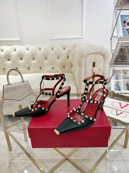 Valentino Rockstud Kidskin Pumps