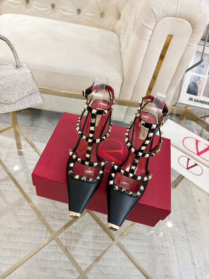 Valentino Rockstud Kidskin Pumps