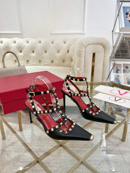 Valentino Rockstud Kidskin Pumps