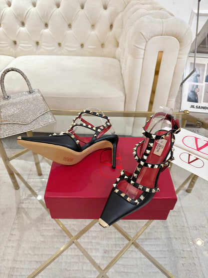 Valentino Rockstud Kidskin Pumps