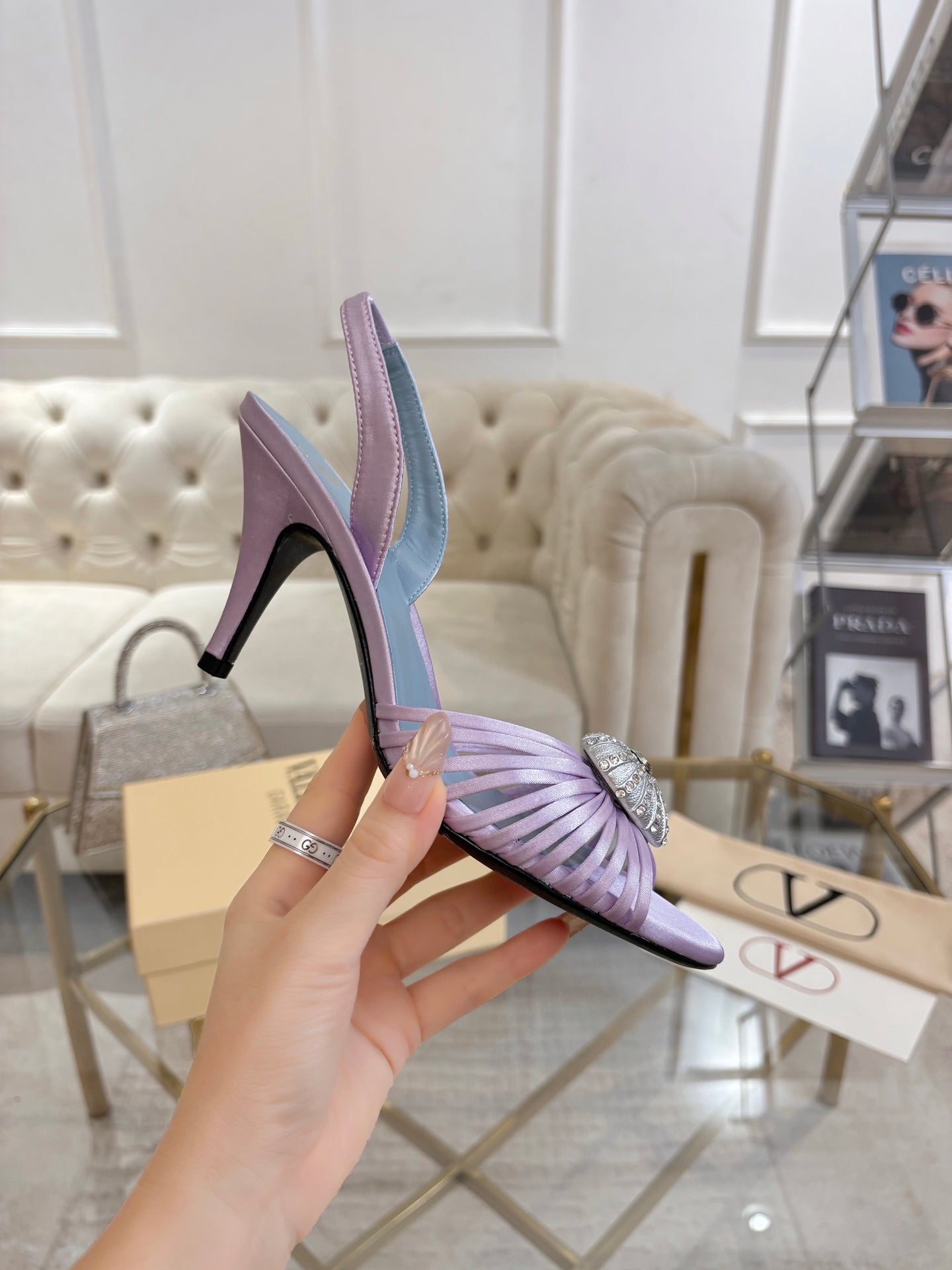Valentino Royal Slingback Sandal