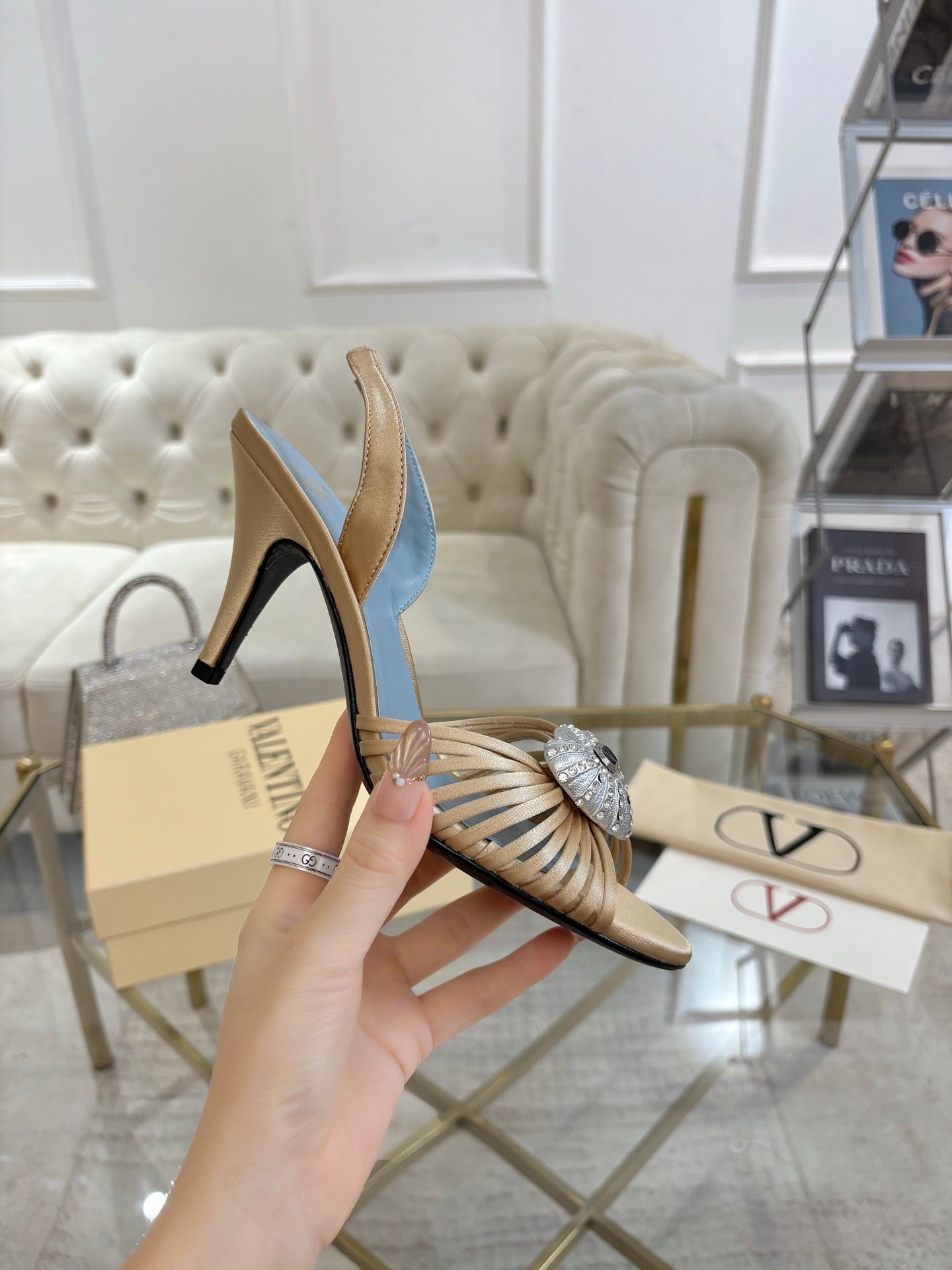 Valentino Royal Slingback Sandal