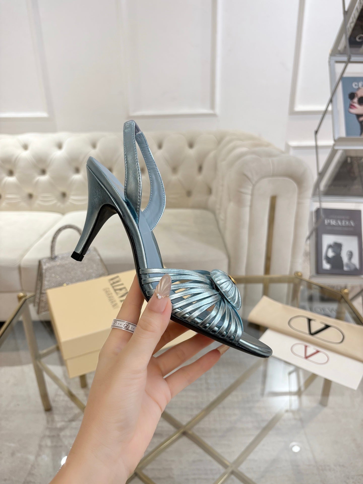 Valentino Royal Slingback Sandal