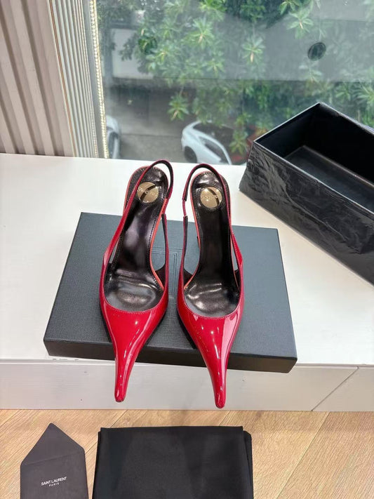 Saint Laurent Apolline Slingback Pumps