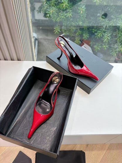 Saint Laurent Apolline Slingback Pumps