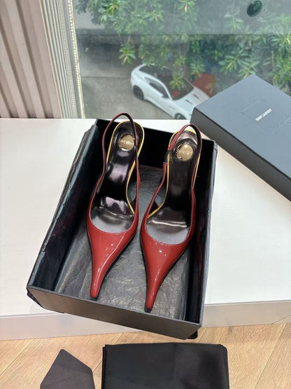 Saint Laurent Apolline Slingback Pumps