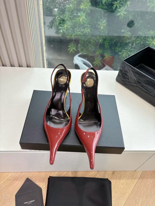 Saint Laurent Apolline Slingback Pumps