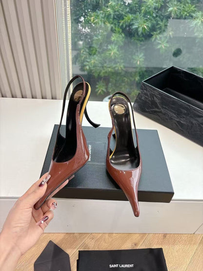 Saint Laurent Apolline Slingback Pumps