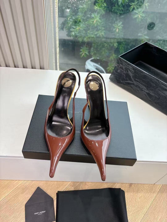 Saint Laurent Apolline Slingback Pumps