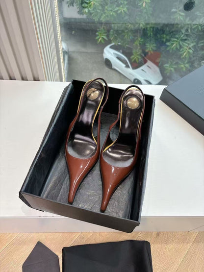 Saint Laurent Apolline Slingback Pumps