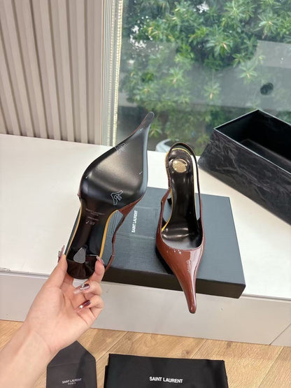 Saint Laurent Apolline Slingback Pumps
