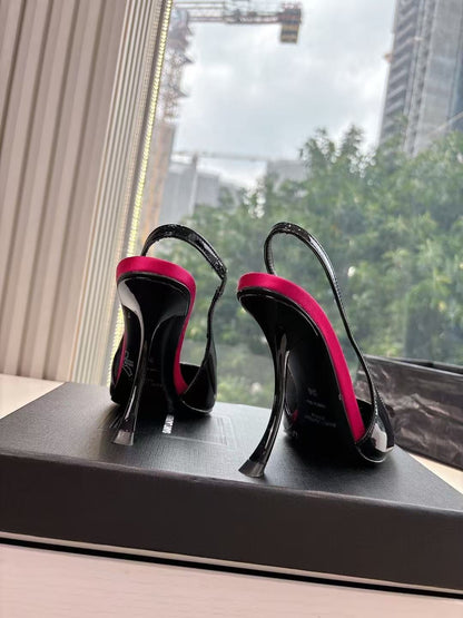 Saint Laurent Apolline Slingback Pumps