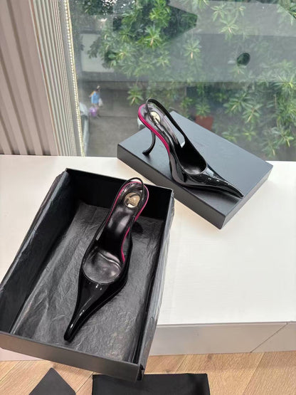 Saint Laurent Apolline Slingback Pumps