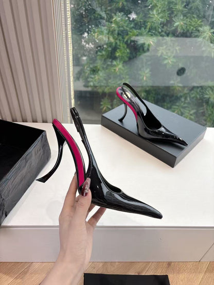 Saint Laurent Apolline Slingback Pumps