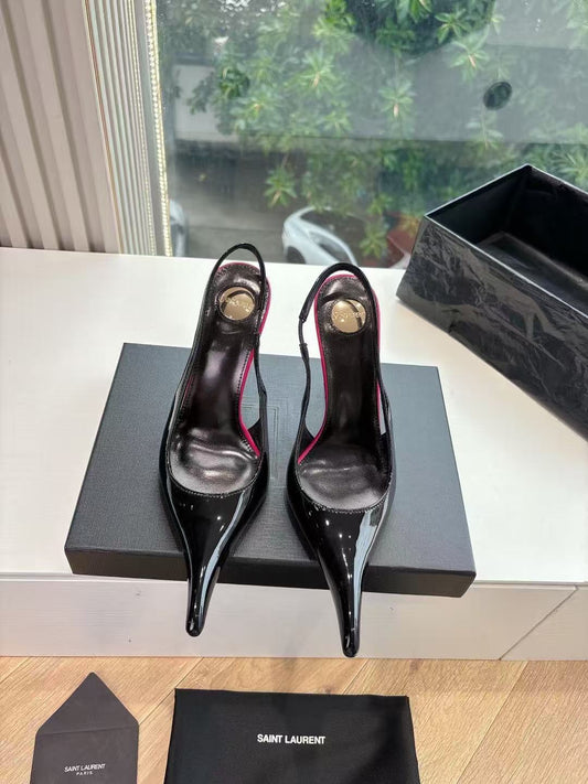 Saint Laurent Apolline Slingback Pumps