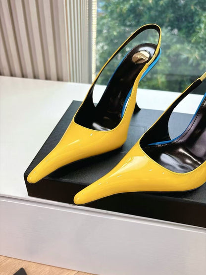 Saint Laurent Apolline Slingback Pumps