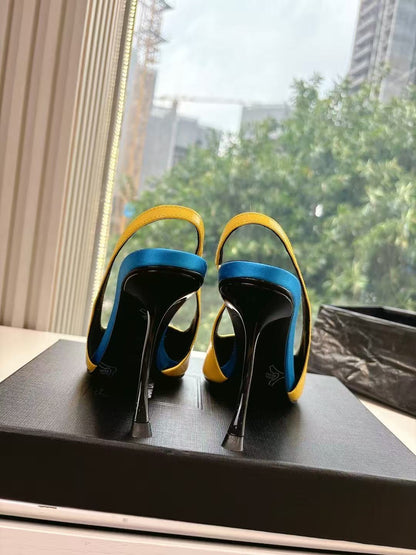 Saint Laurent Apolline Slingback Pumps