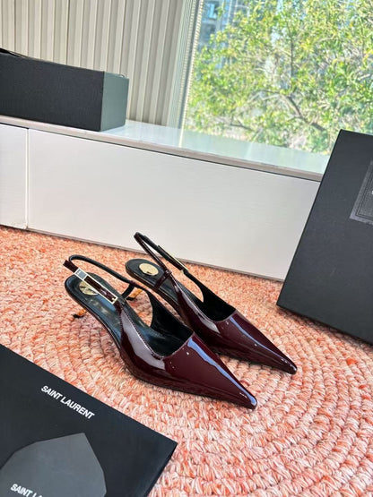 Saint Laurent Lee Slingback Pumps
