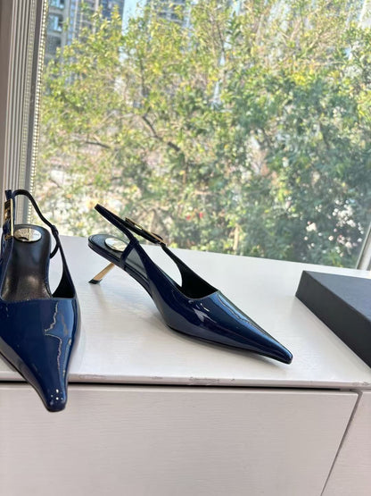 Saint Laurent Lee Slingback Pumps