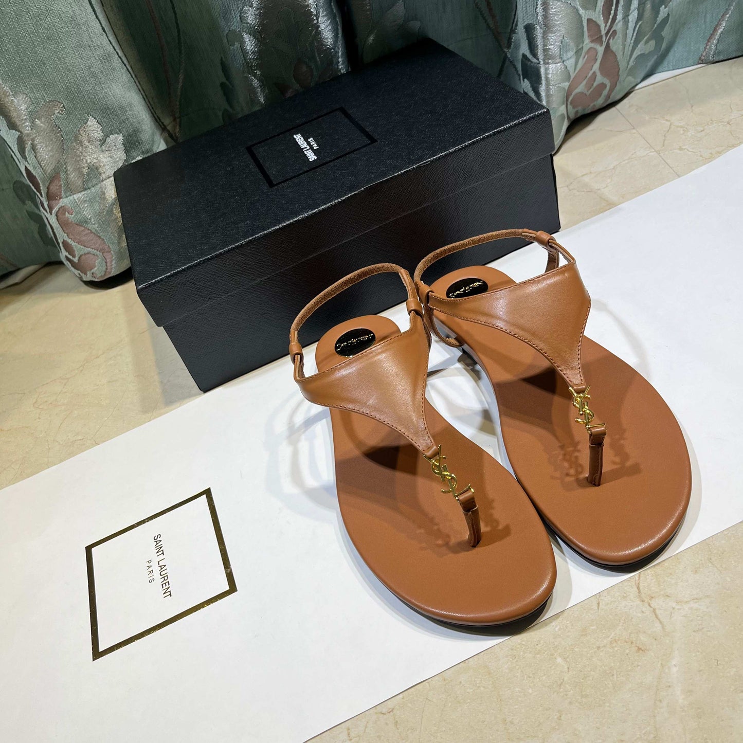Saint Laurent Cassandra Sandals