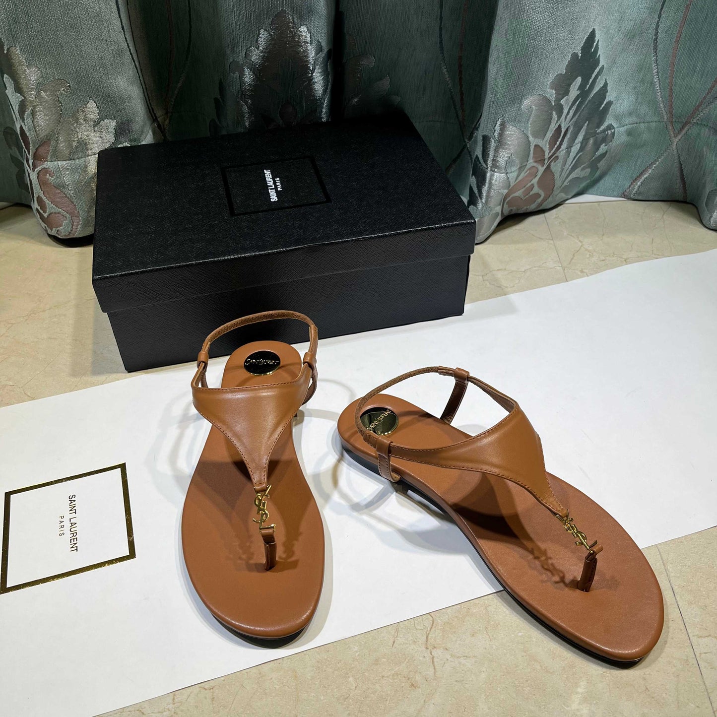 Saint Laurent Cassandra Sandals
