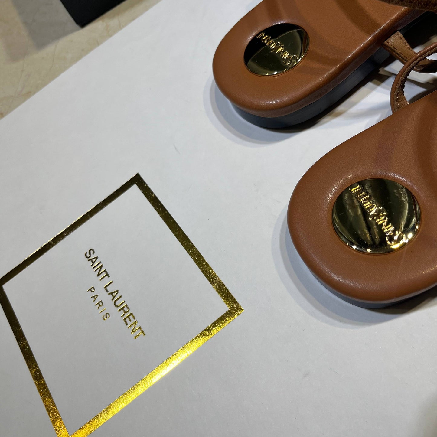 Saint Laurent Cassandra Sandals