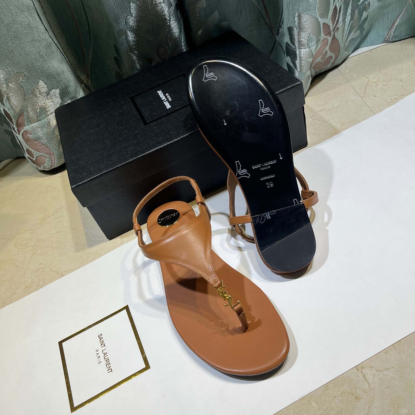 Saint Laurent Cassandra Sandals