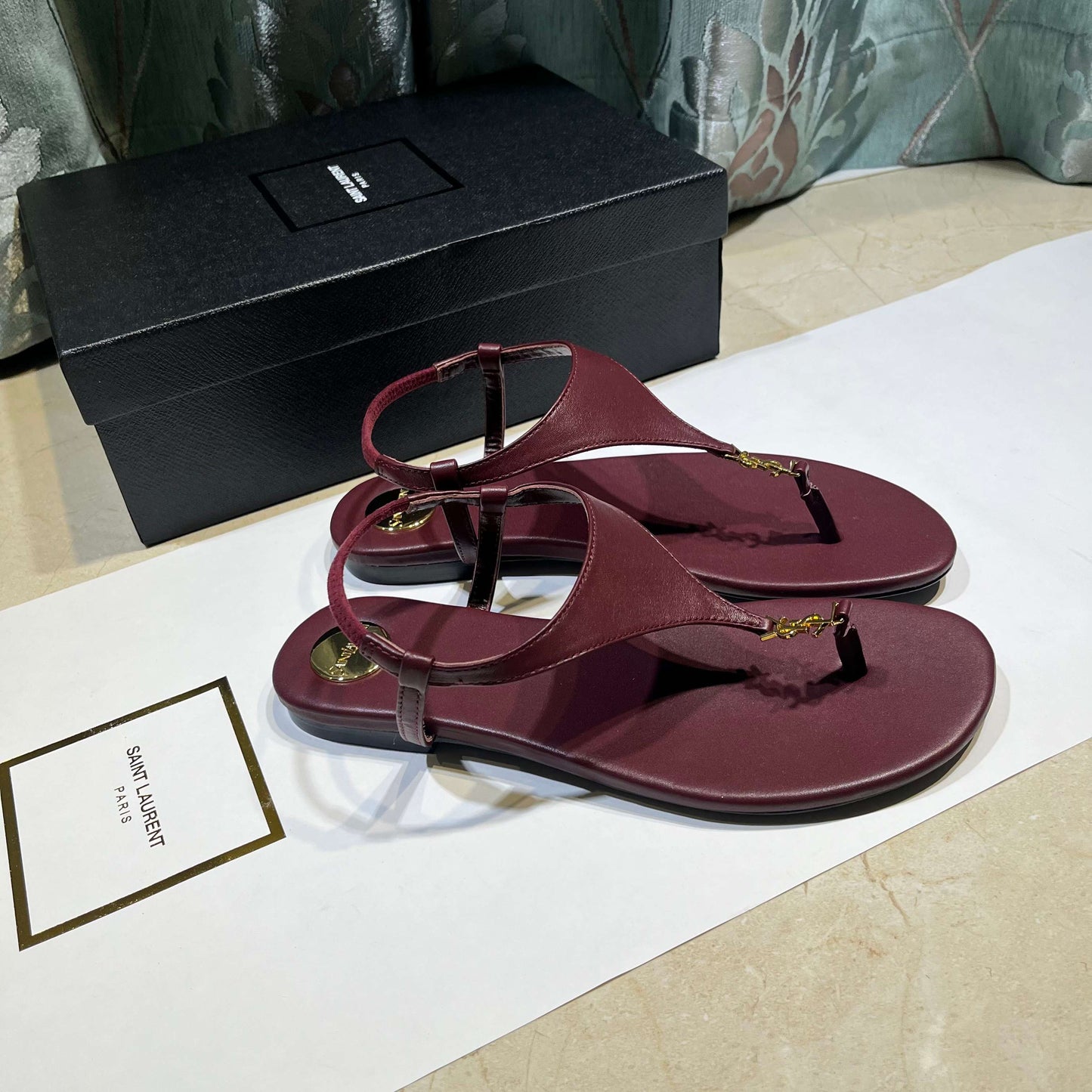 Saint Laurent Cassandra Sandals