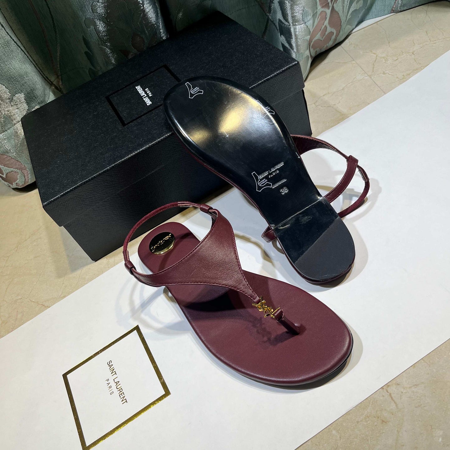 Saint Laurent Cassandra Sandals