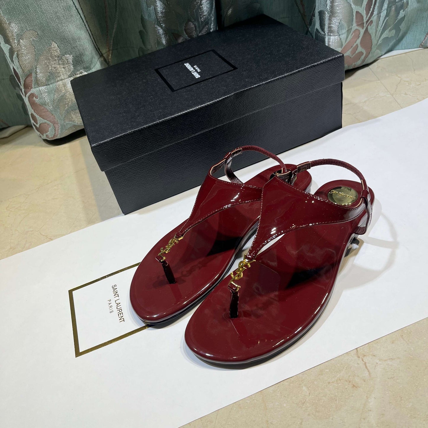Saint Laurent Cassandra Sandals